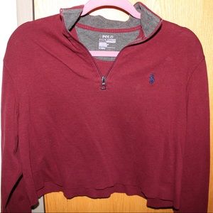Cropped Polo Ralph Lauren Zip Up